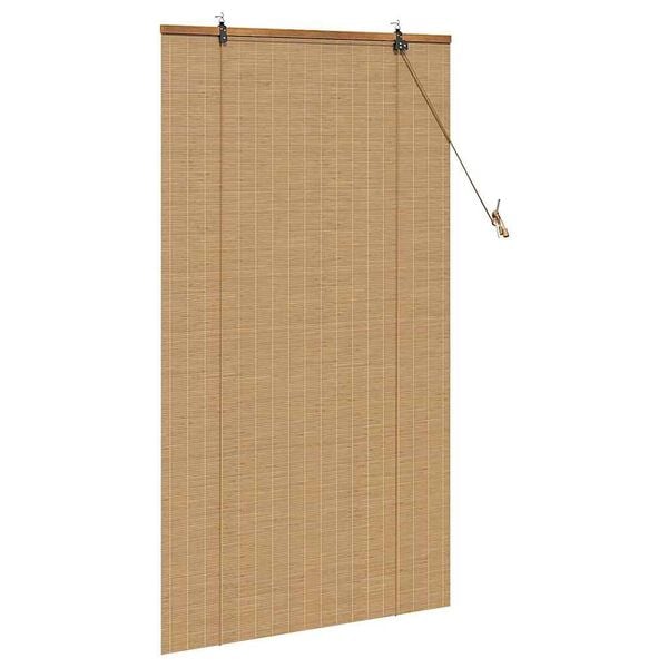 vidaXL Rullaverho verhoilla Ruskea 80 x 160 cm Bambu
