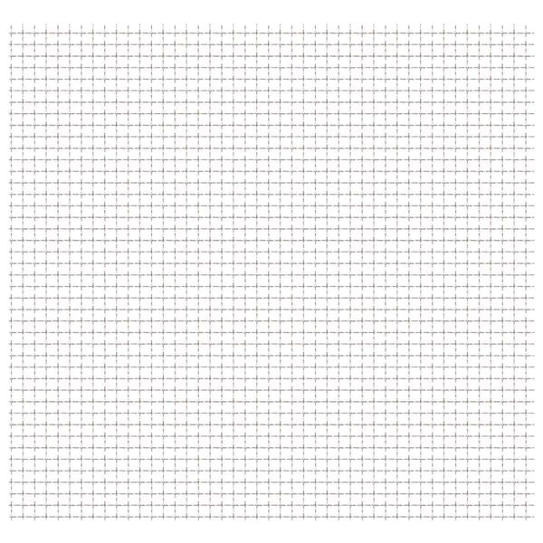 vidaXL Verkkoaita ruostumaton ter&auml;s 50x50 cm 11x11x2 mm