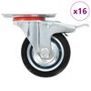 vidaXL Rullapy&ouml;r&auml;t 8 kpl 75 mm