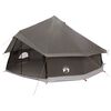 vidaXL Tipi-teltta katolla Ruskea Harmaa 600 x 600 x 350 cm