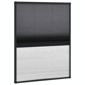 vidaXL Laskostettu hy&ouml;nteisverkko ikkunaan alumiini 60x80 cm kaihdin