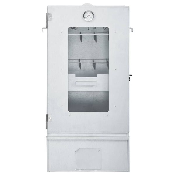 vidaXL BBQ Savustinuuni kylm&auml;savustingeneraattorilla galvanoitu ter&auml;s