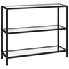 vidaXL Hylly l&auml;pin&auml;kyv&auml; 100x36x90 cm karkaistu lasi