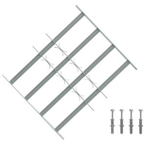 vidaXL Turvaverkko ikkunoille, jossa on 4 poikkipalkkia 3 pcs