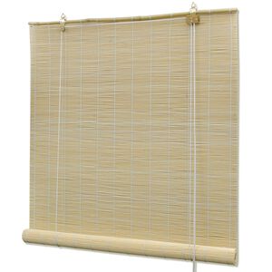 vidaXL Luonnolliset bambu rullaverhot 120 x 220 cm