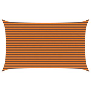 vidaXL Aurinkosuojapurje Oranssi ja ruskea 5 x 3 m