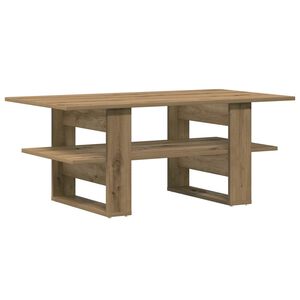vidaXL Sohvap&ouml;yt&auml; artesaani tammi 102x55x42 cm tekninen puu