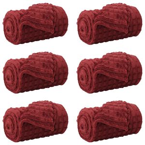 vidaXL Heittop&auml;&auml;llys 6 kpl Bordeaux punainen 270 x 240 cm 10.04 kg