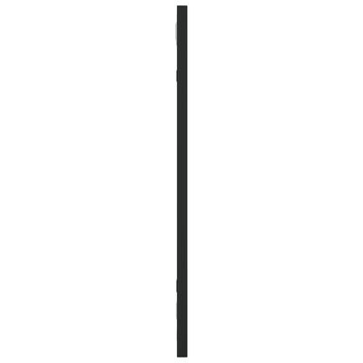 vidaXL Seinäpeili musta 20x50 cm suorakulmio rauta