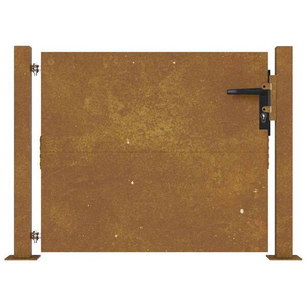 vidaXL Puutarhaportti 100x100 cm Corten-ter&auml;s