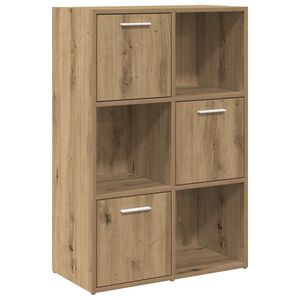 vidaXL Kirjahylly artesaani tammi 60,5x30x90 cm tekninen puu ja rauta