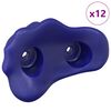 vidaXL Kiipeilyk&auml;si 12 kpl Sininen 100 x 67 x 43 mm PP