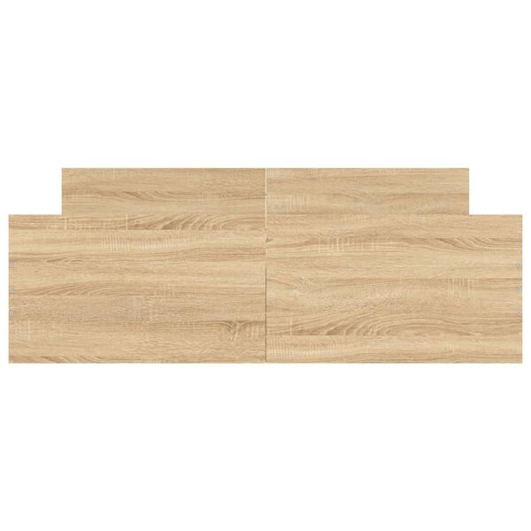 vidaXL S&auml;ngynrunko p&auml;&auml;dyill&auml; Sonoma-tammi 140x190 cm