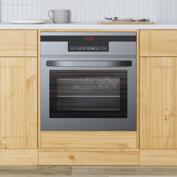 vidaXL Kaappi SKI Hunaja Ruskea 60 x 46 x 81 cm Massiivinen m&auml;nty