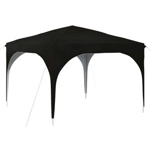 vidaXL Pop-up Juhlateltta 290 x 290 x 245 cm Musta