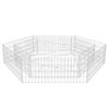 vidaXL Korotettu kuusikulmainen gabion-/kivikorikehys 200x173x40 cm