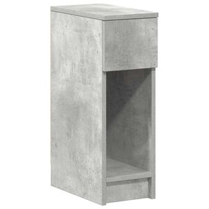 vidaXL Y&ouml;p&ouml;yt&auml;kaappi laatikolla betoninharmaa 20x36x60 cm