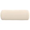 vidaXL Pystytyynyt 2 pcs Beige Ø 25 x 70 cm Mikrokuitukangas