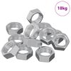 vidaXL Kuusiokolomutteri 23377 kpl Hopea Metalli