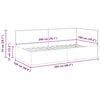 vidaXL Kulmavuoteen runko p&auml;&auml;tyll&auml; Tummanvihre&auml; 100 x 200 cm Sametti