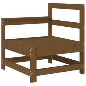 vidaXL Kulmasohva hunajanruskea t&auml;ysi m&auml;nty