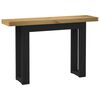 vidaXL Konsolip&ouml;yt&auml; NOAIN U-muotoiset jalat 120x30x75 cm massiivipuu m&auml;nty