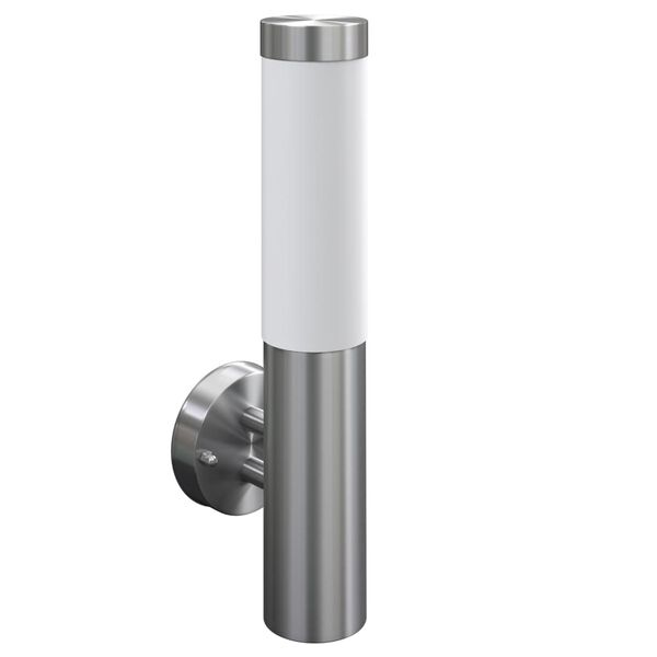 vidaXL RVS Seinävalaisin sisä- ja ulkotiloihin vedenpitävä