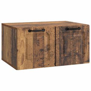 vidaXL Sein&auml;lle asennettava TV-kaappi Vanha puu 59,5 x 41 x 30 cm
