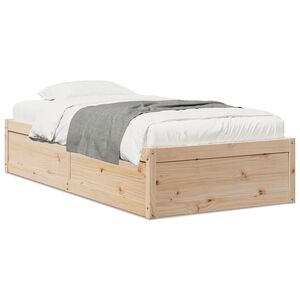 vidaXL S&auml;ngynrunko ilman patjaa 75x190 cm t&auml;ysi m&auml;nty