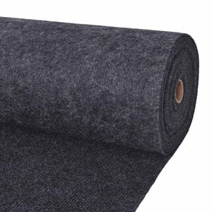 vidaXL Matto Antrasiitti 1,2 x 20 m Polyesteri