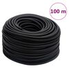 vidaXL Paineilmaletku musta 0,6" 100 m kumi ja PVC