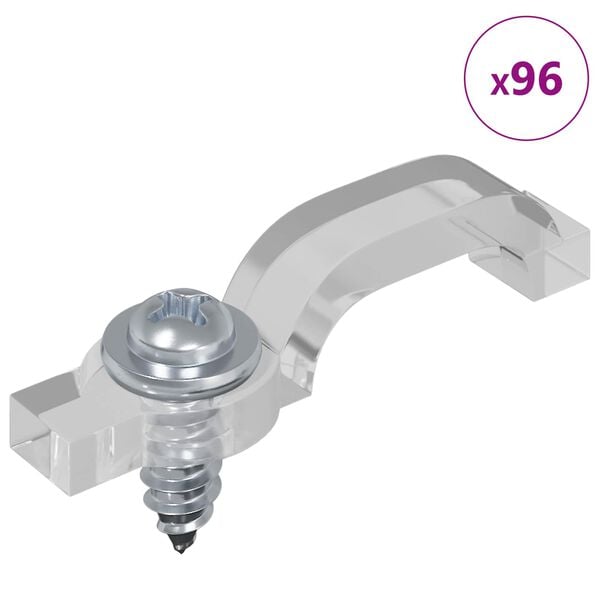 vidaXL LED-nauha 4 pcs Musta ja l&auml;pin&auml;kyv&auml; 470 x 0,8 x 0,3 cm