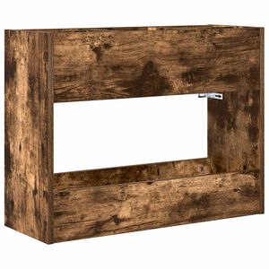 vidaXL Aurinkovarjojalusta Savup&auml;hkin&auml; 65 x 24 x 50 cm Tekninen puu