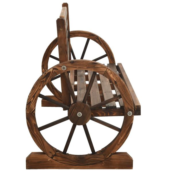 vidaXL Puutarhapenkki 142 cm täysi kuusi