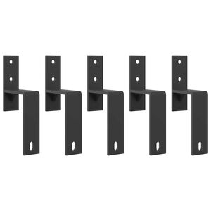 vidaXL navetan oven ohituskannattimet 5 kpl litteille kiskoille