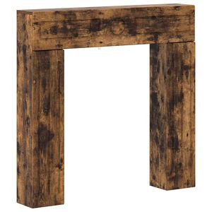 vidaXL Takan kehys Savutammi 102 x 18 x 100,5 cm Tekninen puu