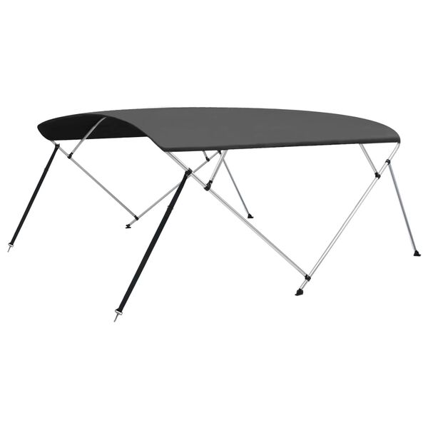 vidaXL 4-kaarinen bimini-kate antrasiitti 243x(230-244)x137 cm
