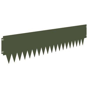 vidaXL Nurmireunus 20 kpl 103 x 25 cm Ter&auml;s Oliivinvihre&auml;
