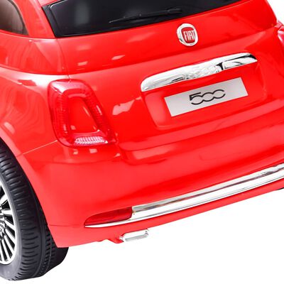 vidaXL Lasten sähköauto Fiat 500 punainen