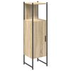 vidaXL Kylpyhuonekaappi Beige 33 x 33 x 120,5 cm Tekninen puu