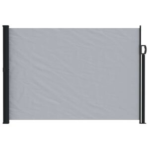 vidaXL K&auml;yt&auml;v&auml;verho 300 x 140 cm Polyesteri Suorakaide Harmaa