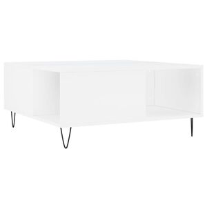 vidaXL Sohvap&ouml;yt&auml; valkoinen 80x80x36,5 cm tekninen puu