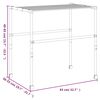 vidaXL Pyykinkuivausteline 83x(50-55)x(40-85) cm aluminium
