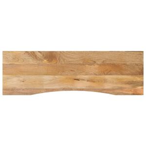 vidaXL P&ouml;yt&auml;levy kaarella 160x50x2,5 cm ovaali t&auml;ysi karkea mangopuu