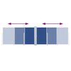 vidaXL Sisäänvedettävä sivumarkiisi 160x600 cm sininen