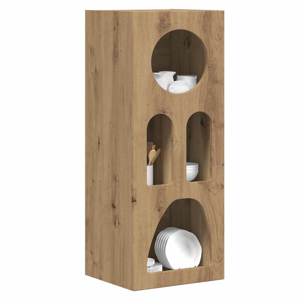 vidaXL Sivup&ouml;yt&auml; Artisan tammi 40 x 35 x 100.5 cm Tekninen puu