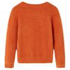 Lasten neulepaita poltettu oranssi 92