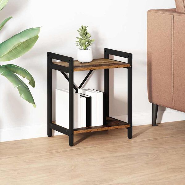 vidaXL Kirjahylly Vanha puu 40 x 30 x 50 cm Tekninen puu