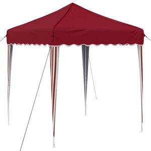 vidaXL Pop-up Juhlateltta Burgundi 195 x 195 x 245 cm Oxford-kangas