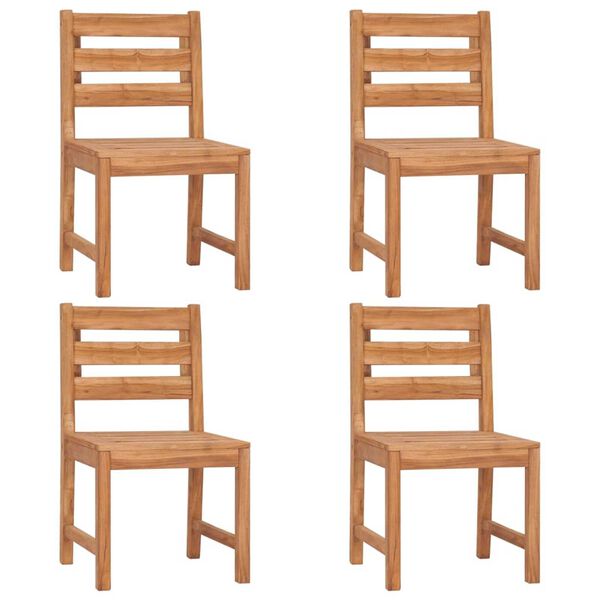 vidaXL 5-osainen Puutarharuokailuryhm&auml; t&auml;ysi tiikki